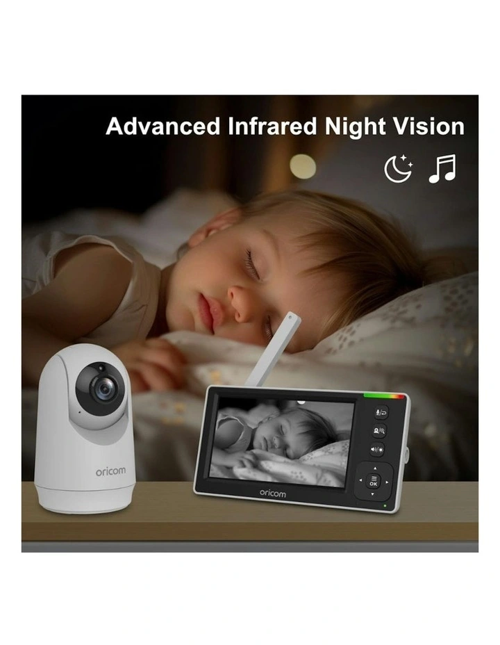 SC430 4.3 Video Monitor With Motorised Pan-Tilt Camera in White image 5