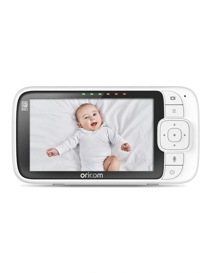 OBH650AI Skyview AI 5 Smart HD Monitor With Cot Stand in White image 4