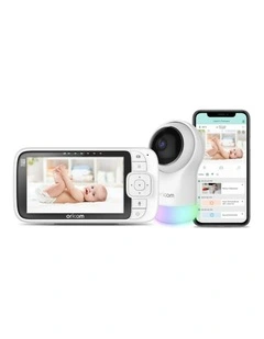 OBH950 5 Smart HD Nursery Pal Glow + Monitor in White
