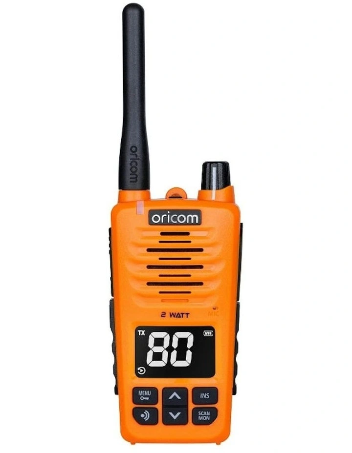 Floating 2 Radio Watt IPX7 UHF CB UHF2600-1 in Orange image 1