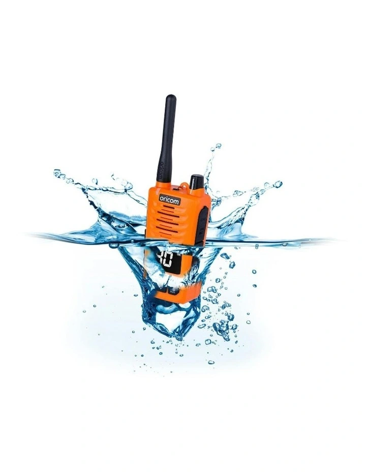 Floating 2 Radio Watt IPX7 UHF CB UHF2600-1 in Orange image 2