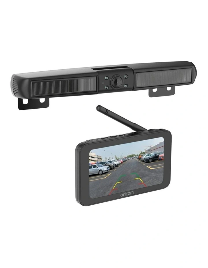 Wireless Solar Reversing Camera in Black image 2