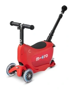 Mini2Go Deluxe Plus Ride On Scooter in Red