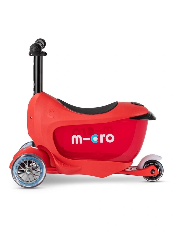 Mini2Go Deluxe Plus Ride On Scooter in Red image 3