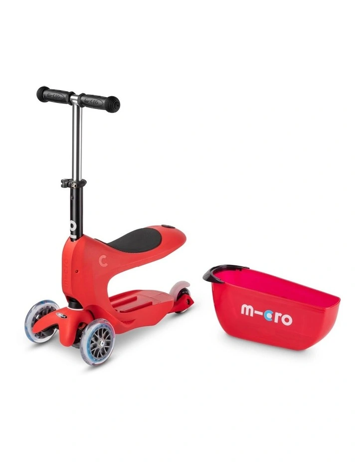 Mini2Go Deluxe Plus Ride On Scooter in Red image 4