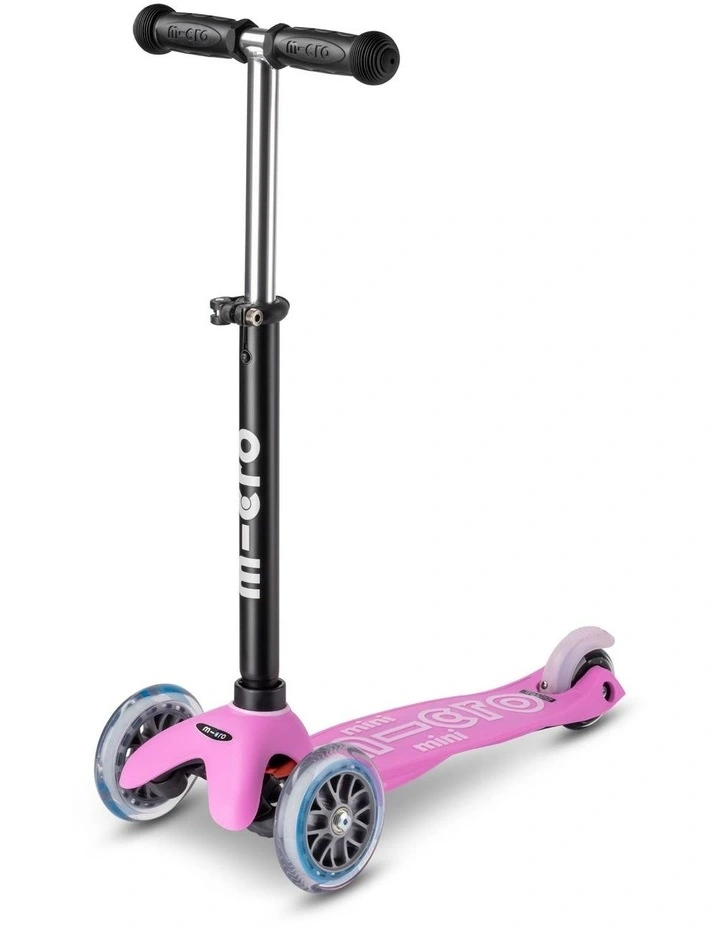 Mini2Go Deluxe Plus Ride On Scooter in Pink image 2
