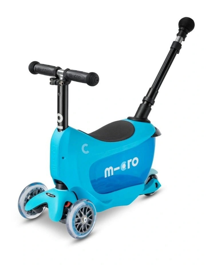 Mini2Go Deluxe Plus Ride On Scooter in Blue image 1