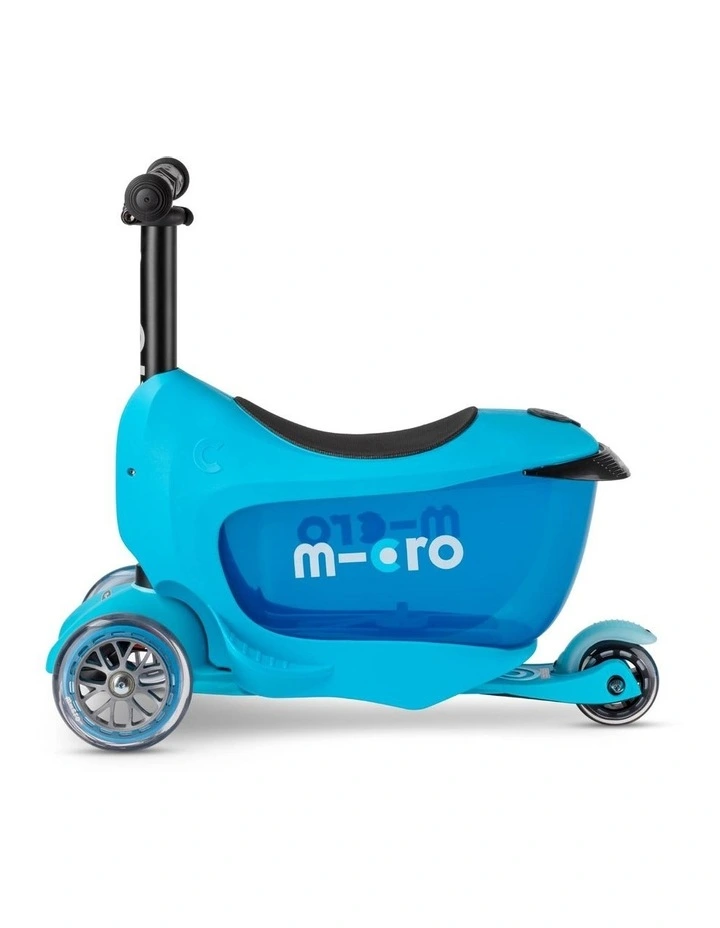 Mini2Go Deluxe Plus Ride On Scooter in Blue image 3