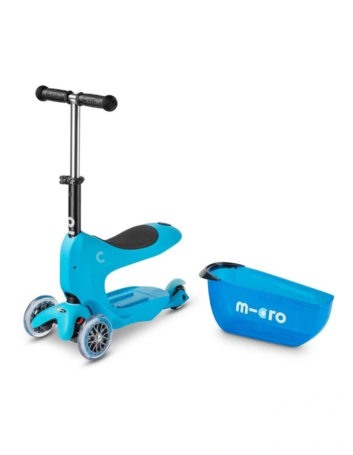 Mini2Go Deluxe Plus Ride On Scooter in Blue image 4