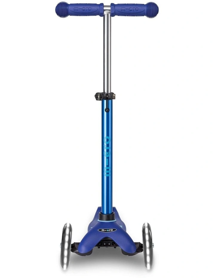 Mini Deluxe LED 3 Wheel Scooter in Blue image 2
