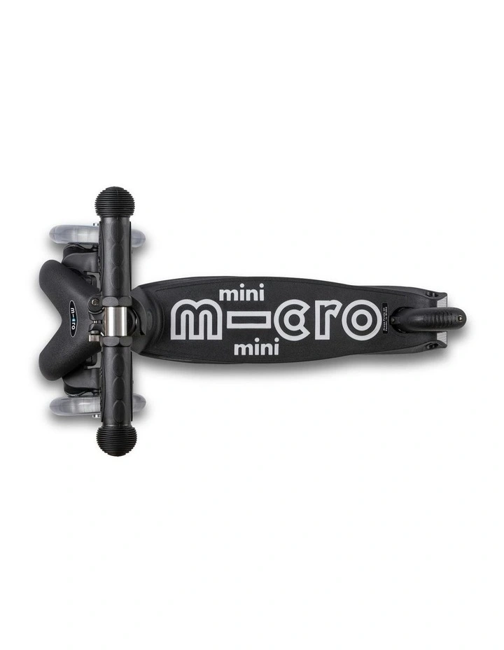 Mini Deluxe Eco 3 Wheel Scooter in Black image 3