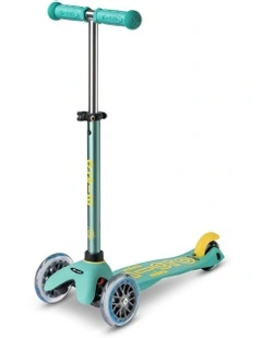 Mini Deluxe Eco 3 Wheel Scooter in Mint
