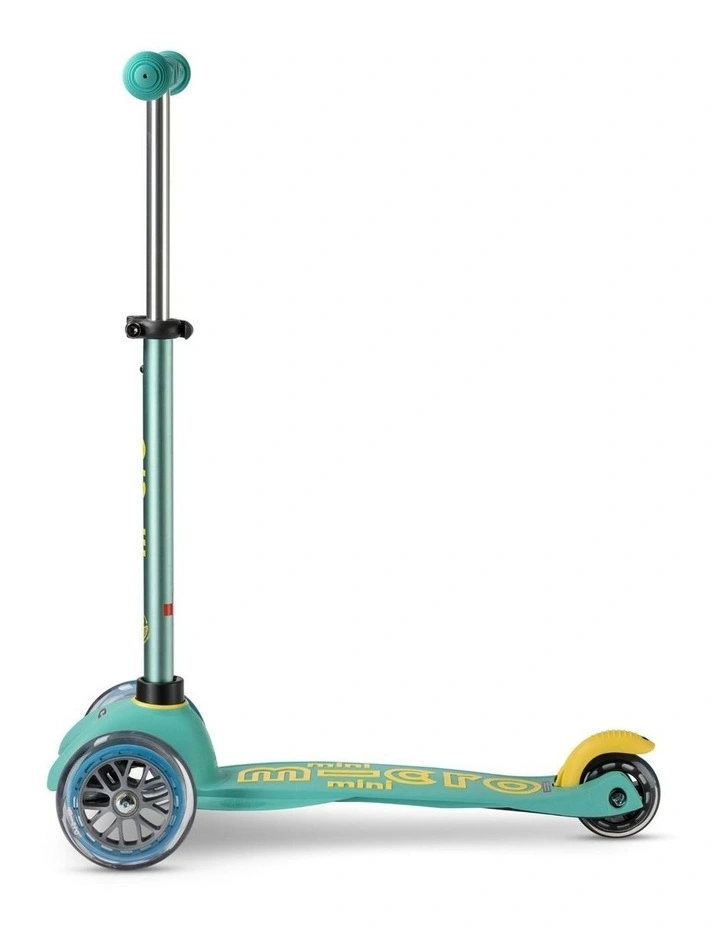 Mini Deluxe Eco 3 Wheel Scooter in Mint image 2