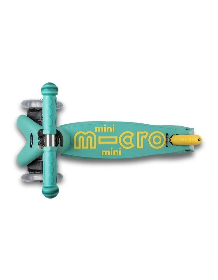 Mini Deluxe Eco 3 Wheel Scooter in Mint image 3