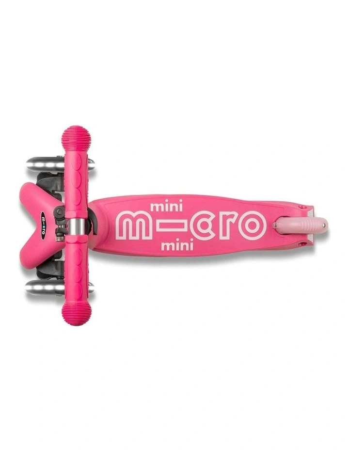 Mini Deluxe LED 3 Wheel Scooter in Purple/Pink image 6