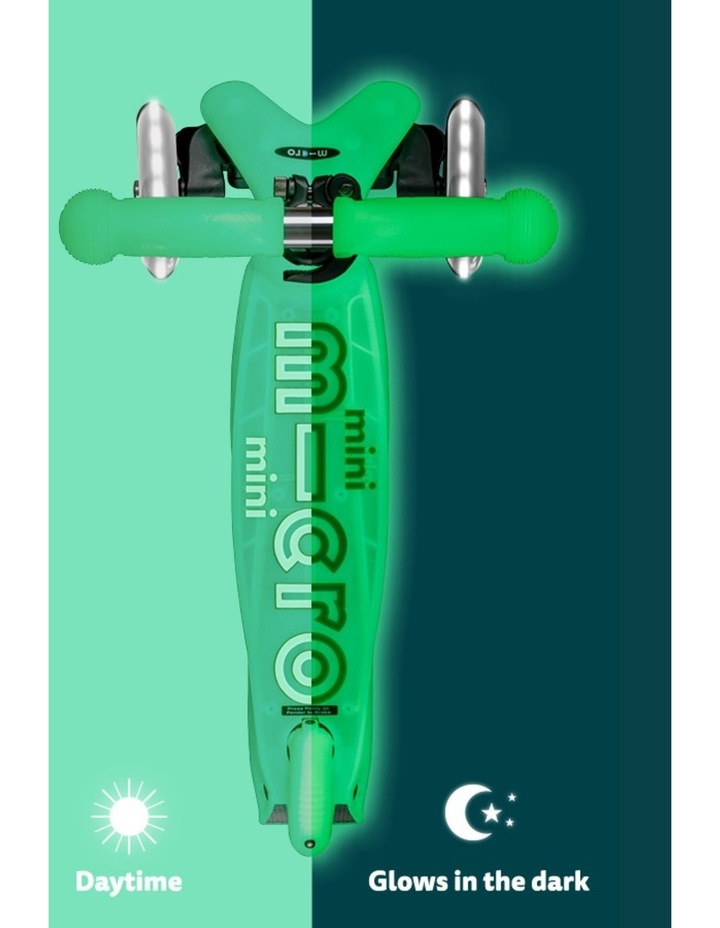 Mini Deluxe Glow LED 3 Wheel Scooter in Icy Lime image 5