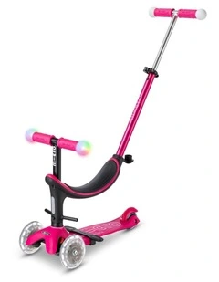 Mini2Grow Deluxe Magic LED Scooter in Pink