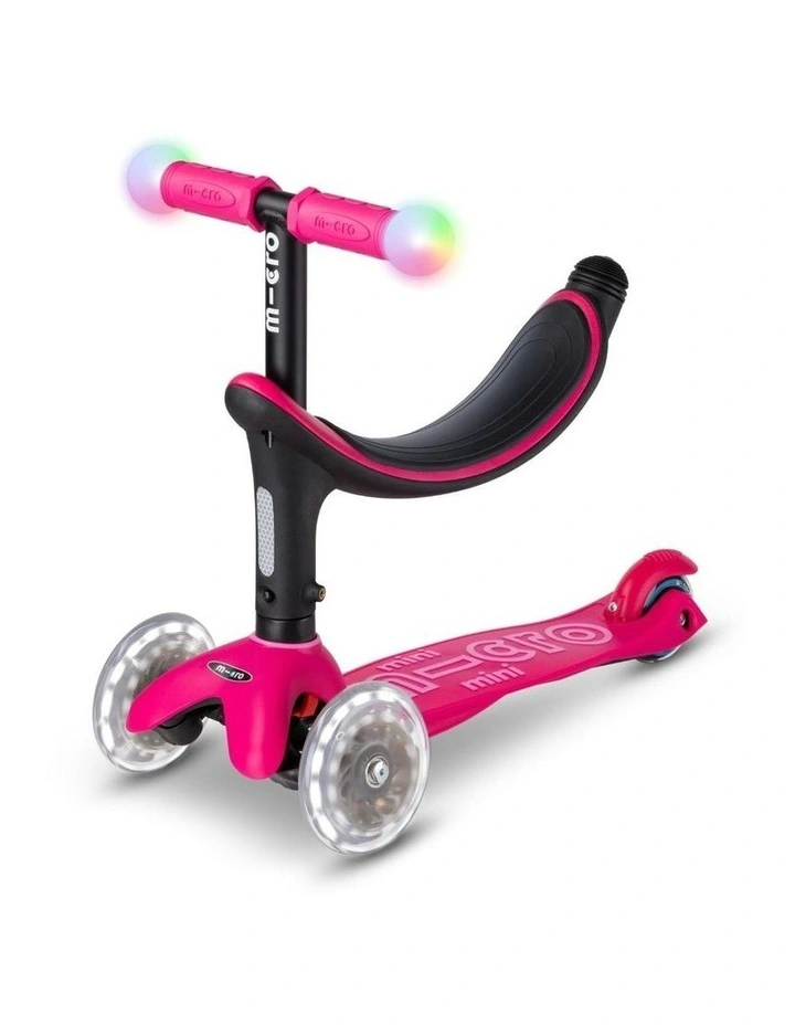 Mini2Grow Deluxe Magic LED Scooter in Pink image 2