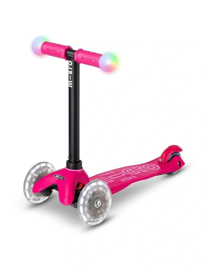 Mini2Grow Deluxe Magic LED Scooter in Pink image 3