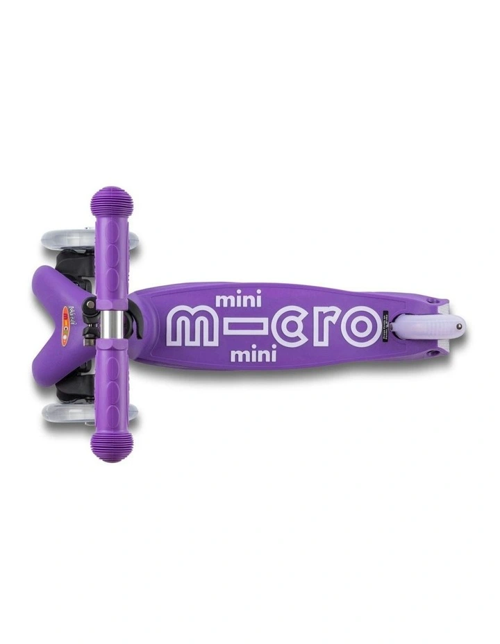 Mini Deluxe Foldable 3 Wheel Scooter in Purple image 4