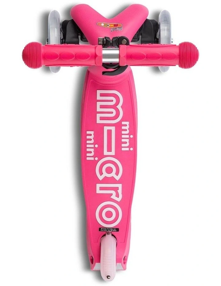 Mini Deluxe Foldable 3 Wheel Scooter in Pink image 6