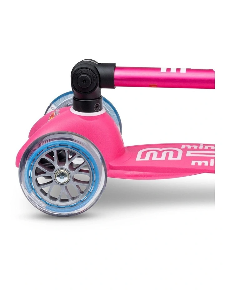 Mini Deluxe Foldable 3 Wheel Scooter in Pink image 7