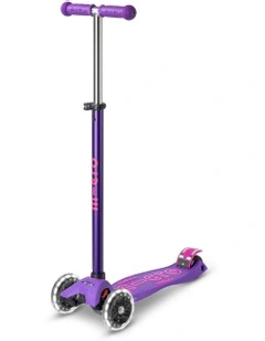 Maxi Deluxe LED Scooter in Purple
