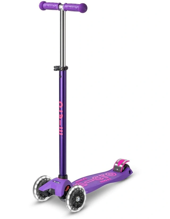 Maxi Deluxe LED Scooter in Purple image 1