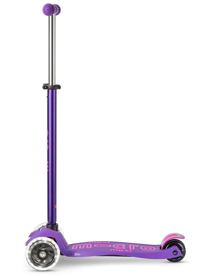 Maxi Deluxe LED Scooter in Purple image 3