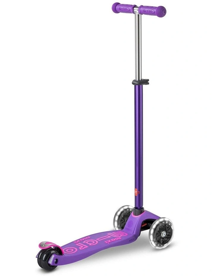 Maxi Deluxe LED Scooter in Purple image 4
