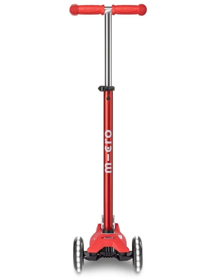 Maxi Deluxe Led Scooter in Red image 2