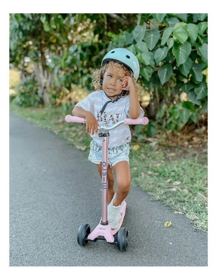 Maxi Deluxe Pro Kids Scooter in Rose Pink image 3