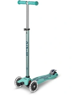 Maxi Deluxe Eco Led Kids Scooter in Mint