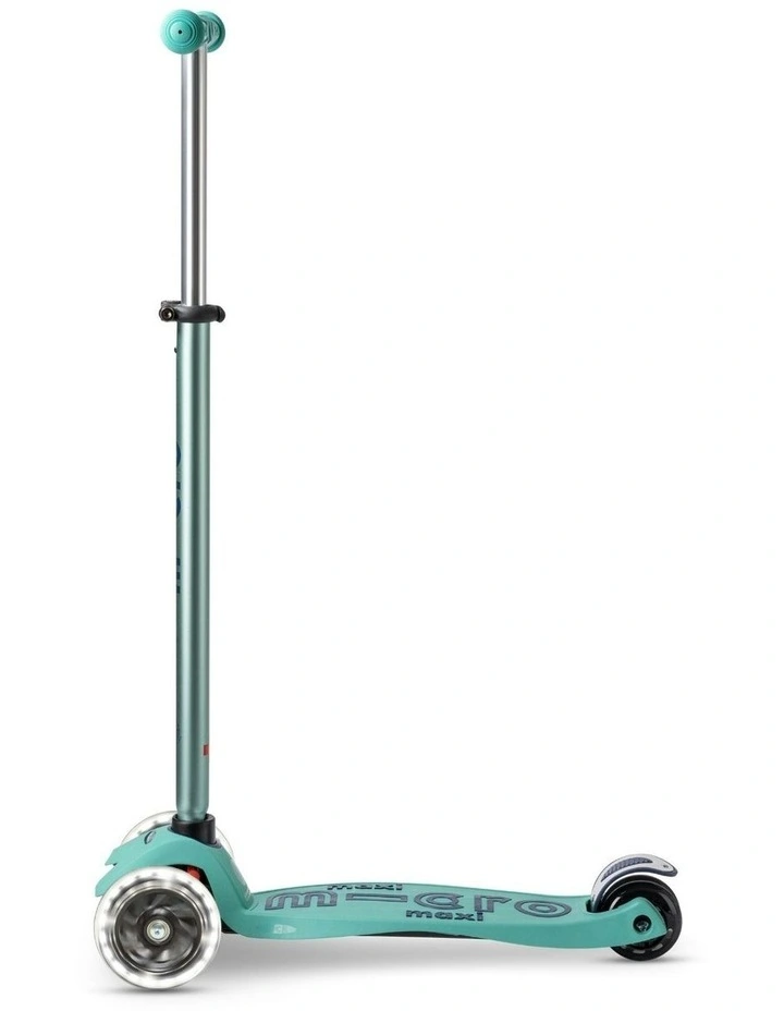 Maxi Deluxe Eco Led Kids Scooter in Mint image 2