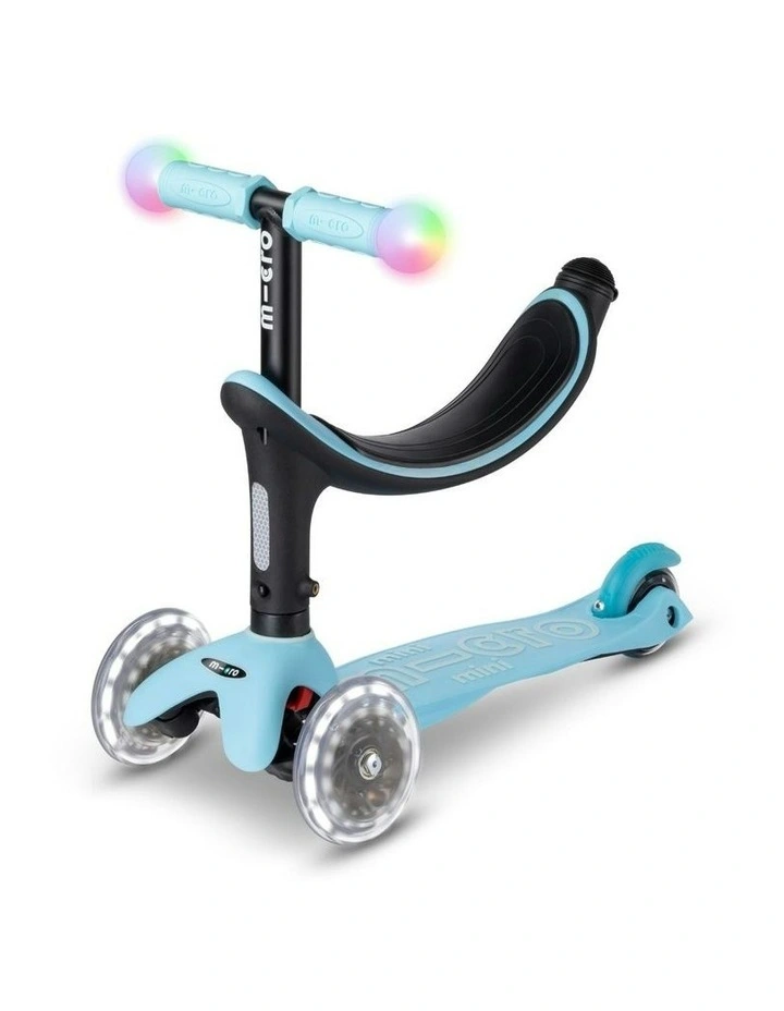 Mini 2 Grow Deluxe Magic LED Scooter in Light Blue image 2