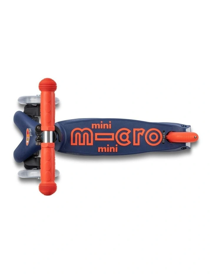 Mini Deluxe Foldable 3 Wheel Scooter in Navy Blue image 4