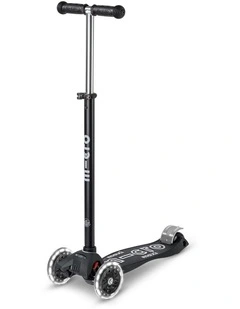 LED Maxi Deluxe ECO Scooter in Black