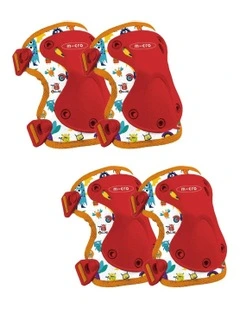 Knee Elbow S Pattern Pads in Monster