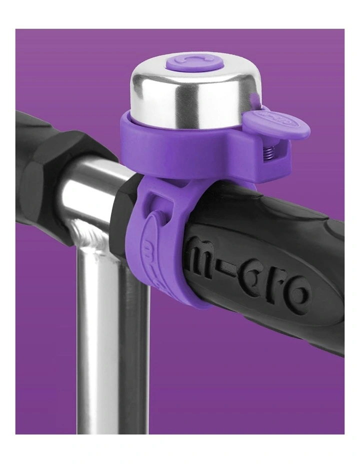 Scooter Bike Bell in Purple image 2
