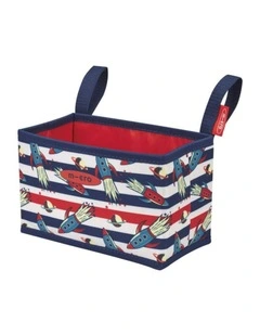 Foldable Pattern Scooter Basket in Multi