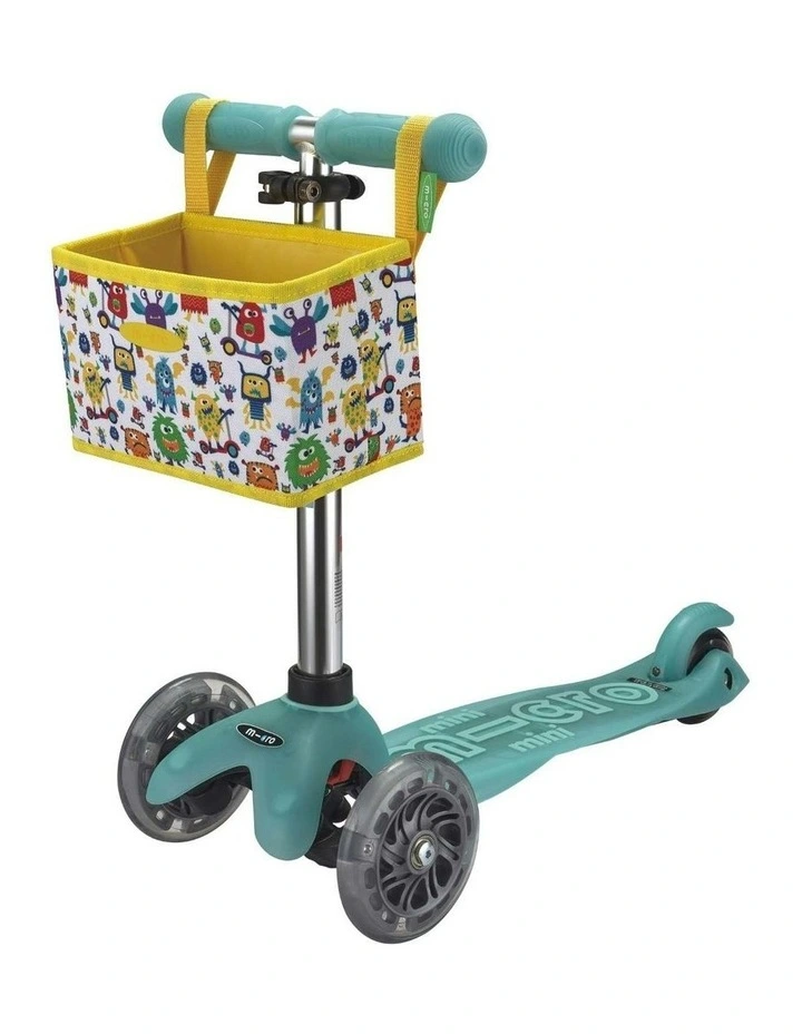 Foldable Pattern Scooter Basket in Multi image 2