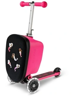 Junior Patch And Play Luggage Scooter in Pink