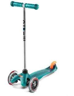 Mini Classic 3 Wheel Scooter in Aqua