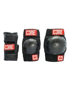 Protection Junior Triple Pad Set-S in Black