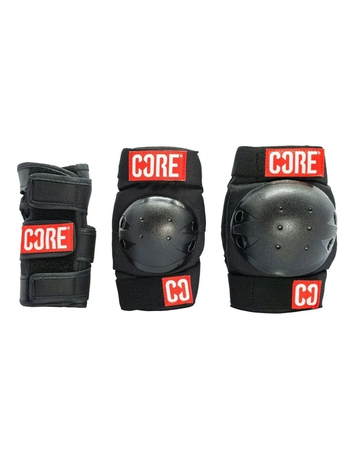 Protection Junior Triple Pad Set-S in Black image 1