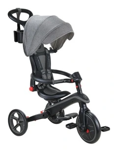 Explorer Foldable Trike 4/1 in Black/Grey