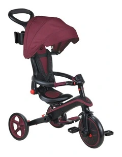 Explorer Foldable Trike 4/1 in Burgundy