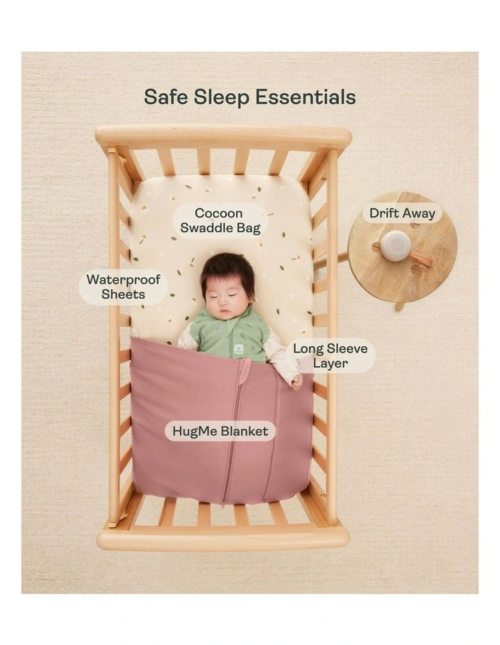 Cocoon Swaddle Bag 2.5 TOG in Oatmeal Marle image 7