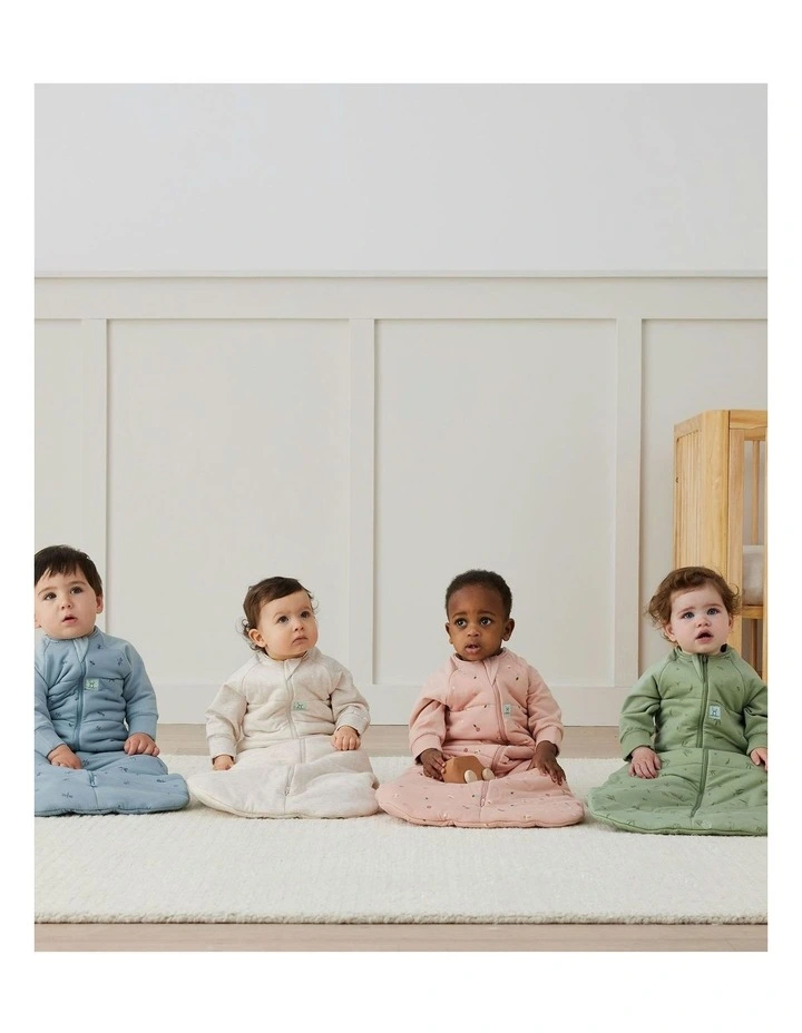 Sleeping Bag 2.5 TOG Sleeved Daisies in Baby Pink image 3