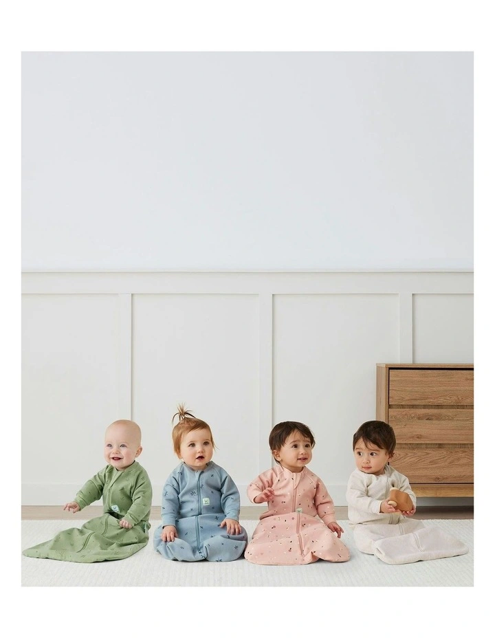 Sleeping Bag 1.0 TOG Sleeved Daisies in Baby Pink image 3